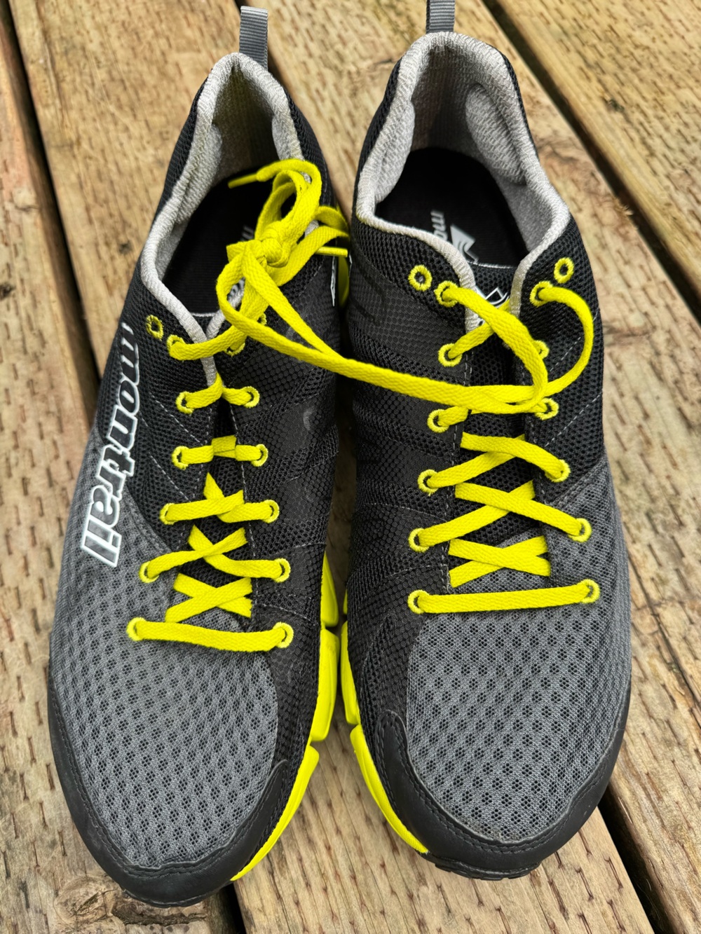 Montrail Men’s Athletic Shoes in Black and Yellow